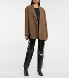 Agolde - 90s Pinch Waist leather-blend pants