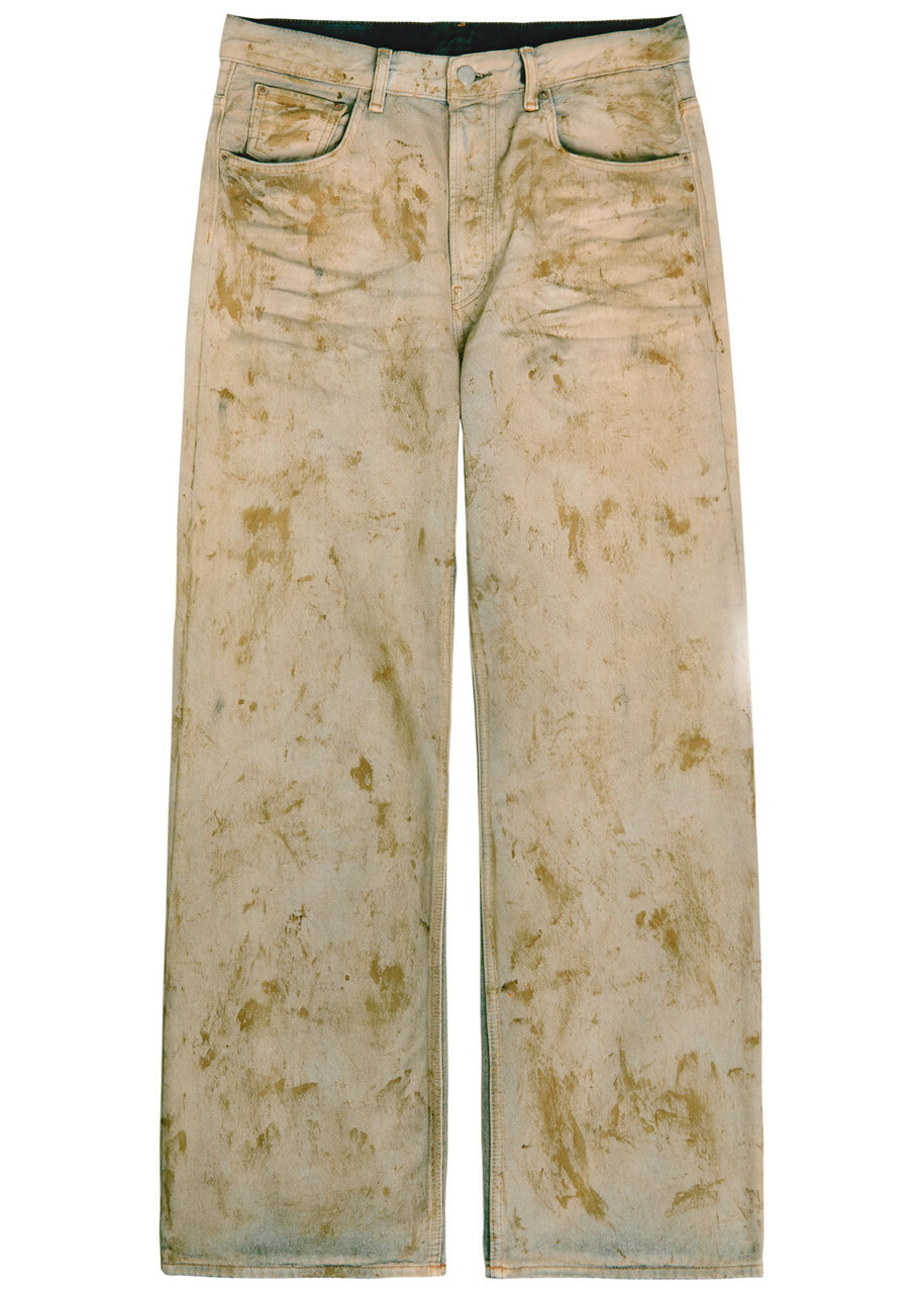 【美品】Acne Studios Beige Logo SuitTrousers Acne Studios Beige Logo Suit Trousers Acne Studios
