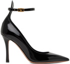 Valentino Garavani Black Tan-Go 100 Heels