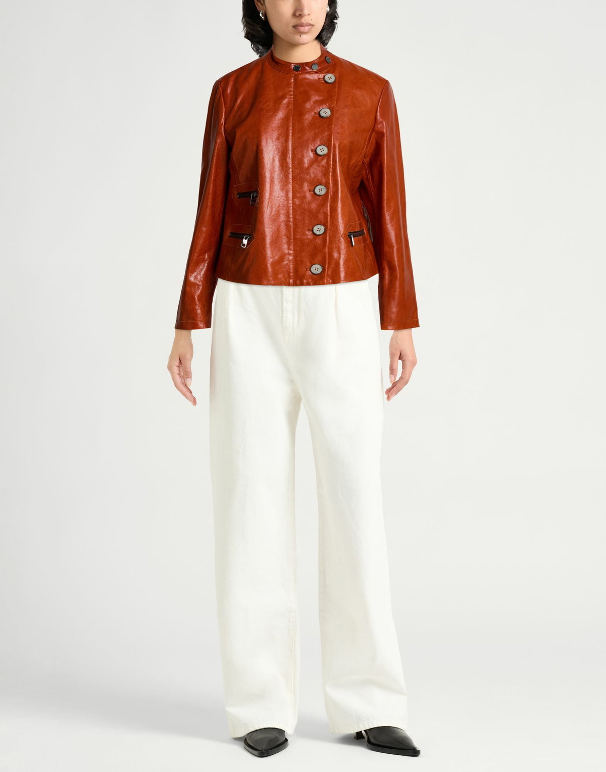 Emporio Armani Womens Jacket Rust