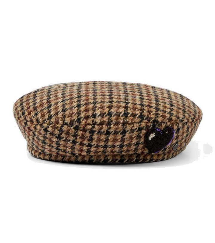 Photo: Maison Michel New Billy checked wool beret