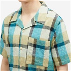 Folk Men's Short Sleeve Soft Collar Shirt in Multi