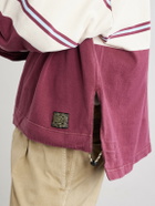 KAPITAL - BIG Striped Cotton-Jersey Polo Shirt - Red