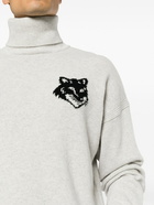 MAISON KITSUNE' - Fox Head Wool High-neck Jumper