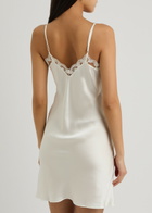 Simone PÉRÈLE Love Me Lace-trim Silk-satin Night Dress Ivory