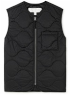 ARKET - Aaro Quilted Recycled-Shell Gilet - Black