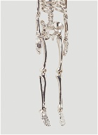Dangling Skeleton Earring in Silver