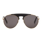 Loewe Black and Gold Pilot Sunglasses
