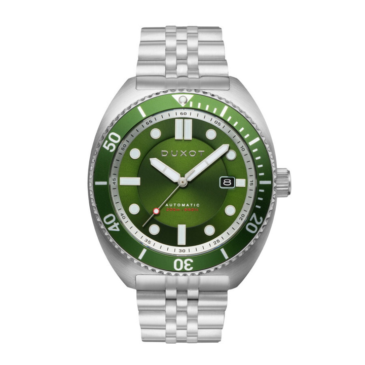 Photo: Duxot Tortuga Automatic Green Dial Mens Watch DX-2026-22
