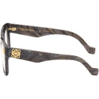 LOEWE Black & Gray Anagram Glasses