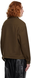Lownn Brown Relaxed Fit Jacket