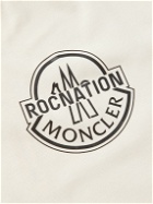 Moncler Genius - Roc Nation by Jay-Z Logo-Print Cotton-Jersey T-Shirt - Neutrals