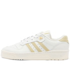 Adidas Men's Rivalry Low Sneakers in White Tint/Easy Yellow