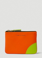 Super Fluo Zip Wallet in Orange