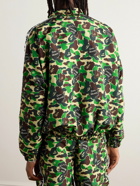 SAINT Mxxxxxx - BAPE® Camouflage-Print Twill Zip-Up Jacket - Green