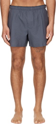 OUR LEGACY Gray Boxer Swim Shorts