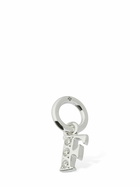 DODO - 18kt White Gold F Charm W/ Diamonds
