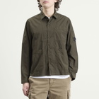 C.P. Company Men's Popeline Lens Overshirt in Ivy Green