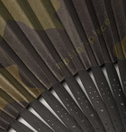 Master-Piece - Onishi Tsune Shoten Camouflage-Print Paper and Bamboo Fan - Green