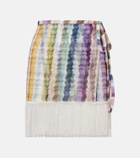 Missoni Fringed beach cover-up