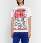 Junya Watanabe - Printed Cotton-Jersey T-Shirt - Multi