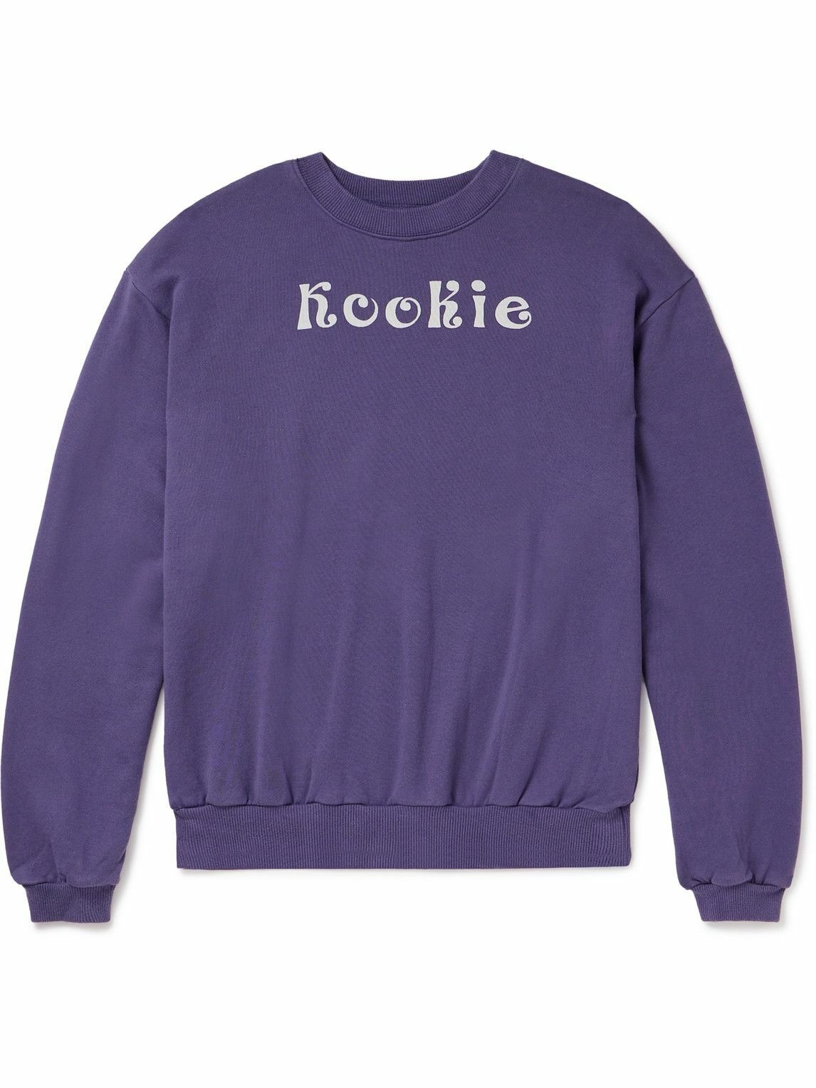Photo: KAPITAL - Kookie Printed Cotton-Jersey Sweatshirt - Purple