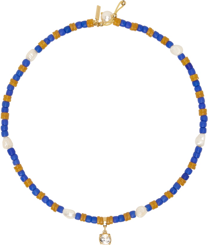 Photo: Wales Bonner Yellow & Blue Dream Necklace