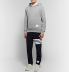 Thom Browne - Honeycomb Cotton Hoodie - Men - Gray