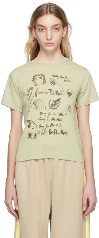 Photo: Song for the Mute Green SFTM Sketch T-Shirt
