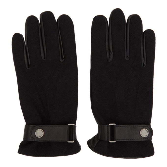 Photo: Polo Ralph Lauren Black Hybrid Touch Gloves