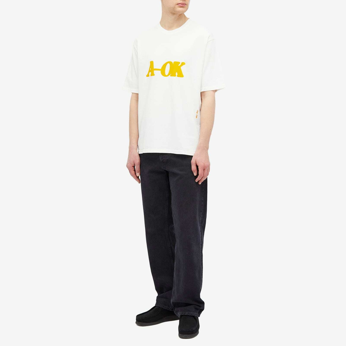 Magic Castles Men's A-OK T-Shirt in Off White