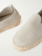 MORJAS - The Espadrille Suede Espadrilles - Gray