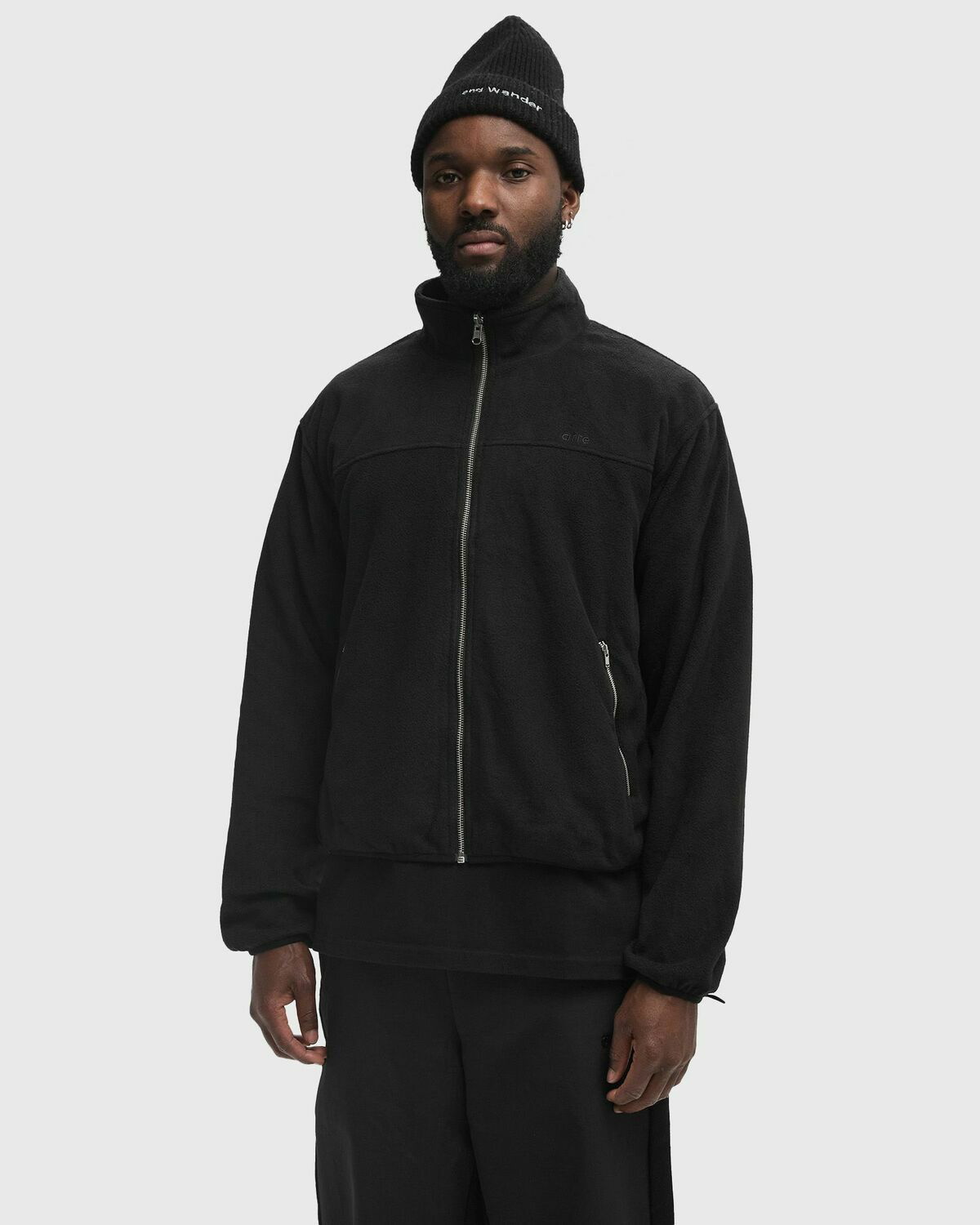 Arte Antwerp Technical Jacket Black Mens Fleece Jacket Arte Antwerp