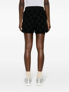 Gucci Black Interlocking G Cotton Shorts