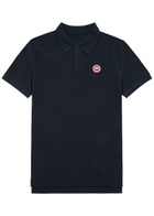 Canada Goose Beckley Logo Piqué Cotton Polo Shirt Navy