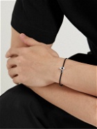 Miansai - Metric Silver Cord Bracelet - Black