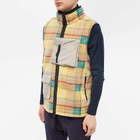 Canada Goose Men's & NBA Collection with UNION Legion Fleece Vest in Legacy Tartan Gold