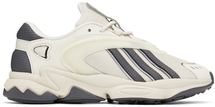 Photo: adidas Originals Off-White & Gray Oztral Sneakers