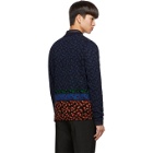 PS by Paul Smith Multicolor Knit Floral Sweater