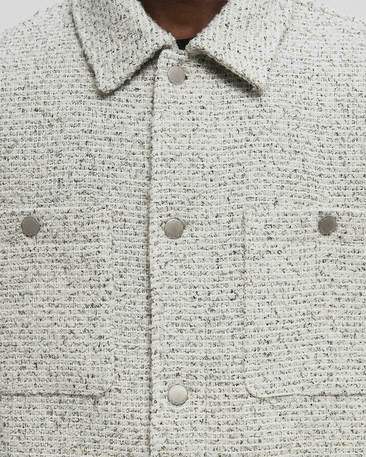 Axel Arigato Wyn Boucle Overshirt White Men