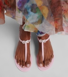 Mach & Mach Riviera embellished thong sandals