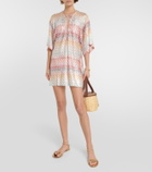Missoni Mare Zig-zag lamé minidress