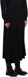 YOHJI YAMAMOTO Black Ta Tuxedo R-Standard Hakama II Trousers