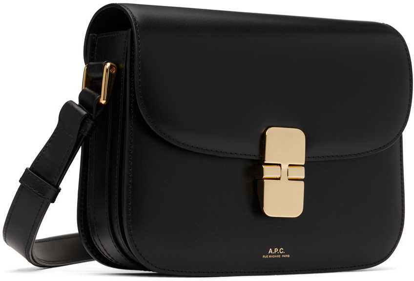 A.P.C. Black Small Grace Bag