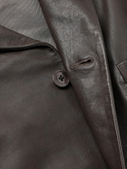 LEMAIRE - Leather Jacket - Brown