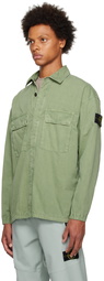 Stone Island Green Old Treatment Shirt