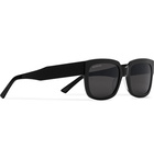 Balenciaga - Square-Frame Logo-Print Acetate Sunglasses - Black