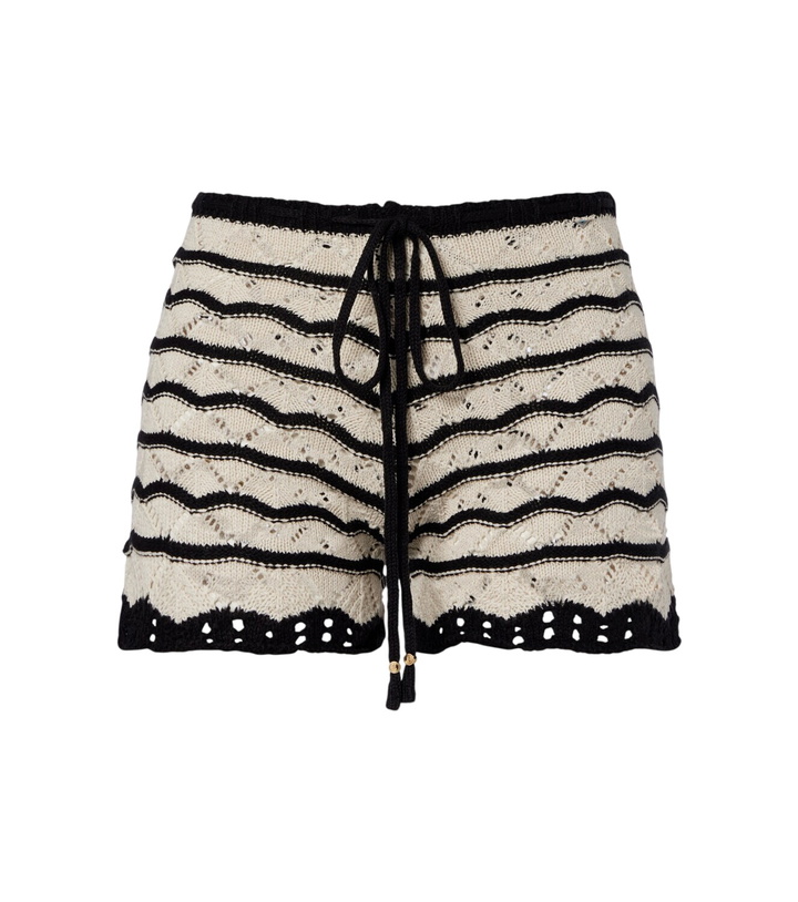 Photo: Bananhot Kim crochet cotton-blend shorts