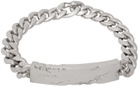 C2H4 Silver Debris Crevice Bracelet