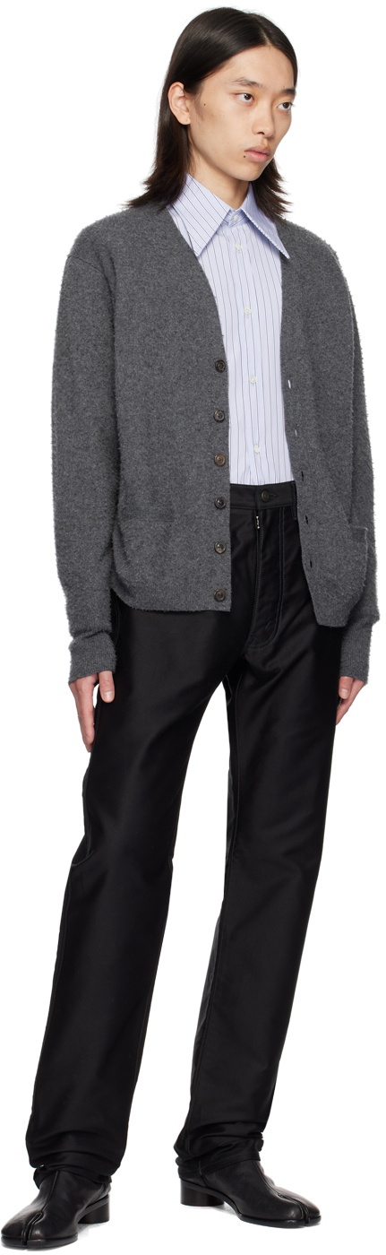 Maison Margiela Black Turn-Up Jeans Maison Margiela